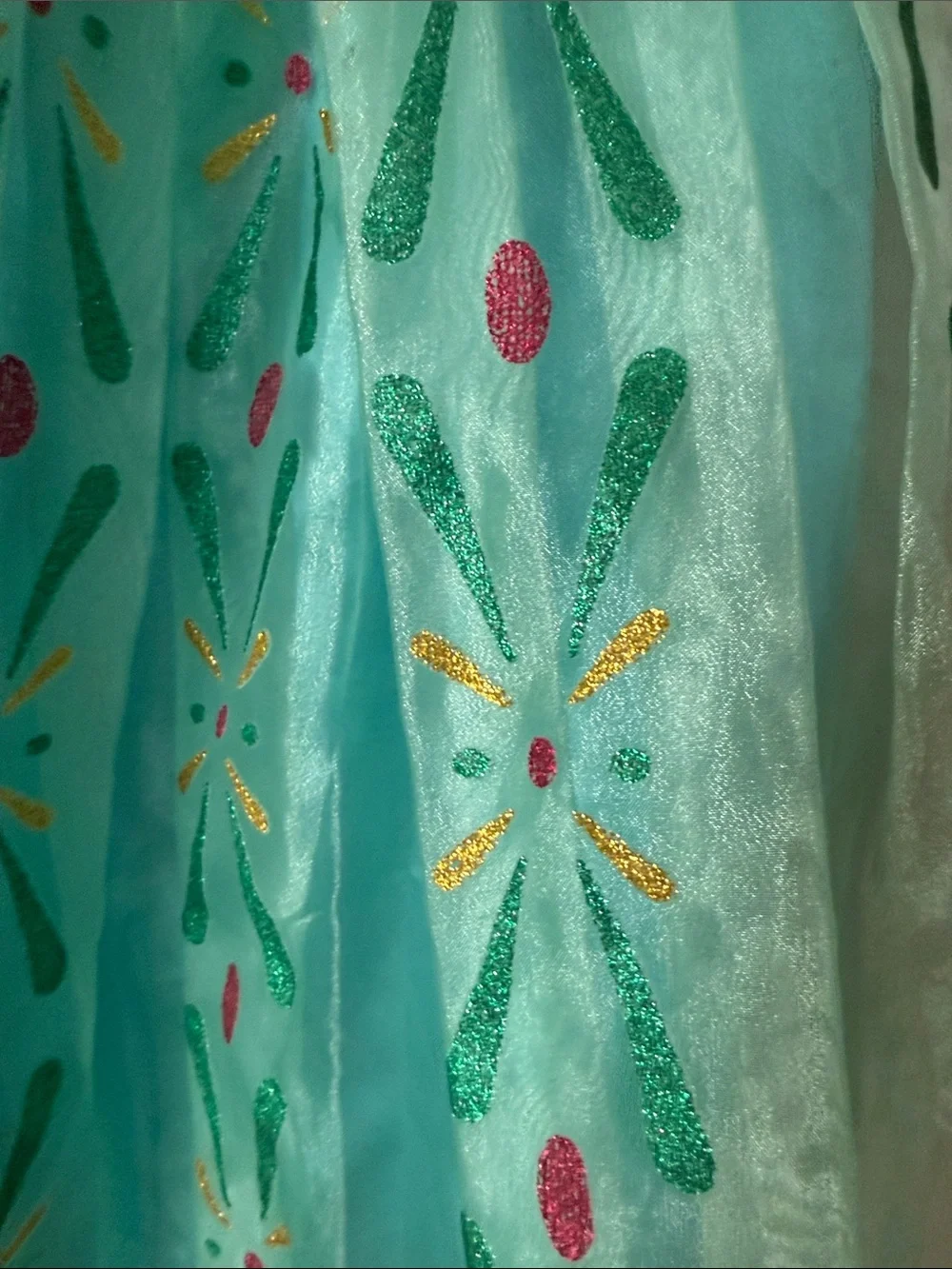 Disney ❄️ FROZEN ❄️ ANNA CORONATION DELUXE DRESS SIZE 3T-4T (100) 🌟EUC🌟